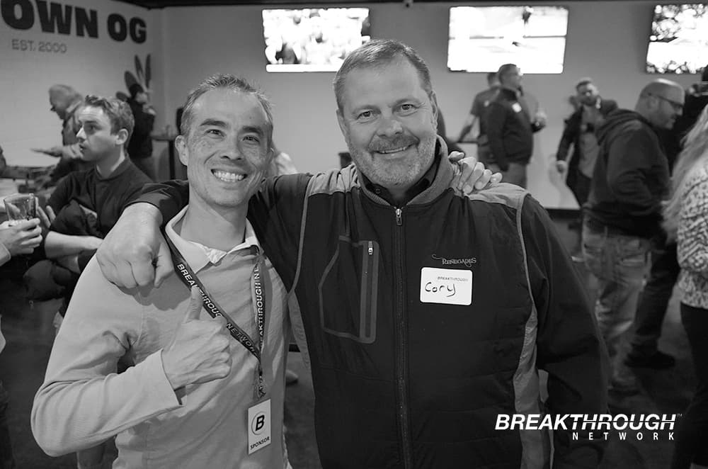Cory Henderson at Breakthrough Networking Mixer